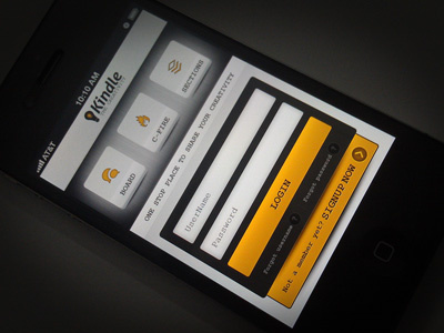 Kindle Mobile App app design graphic design ios iphone mobile ui