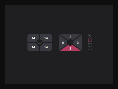 Border Controls border chain input interface ui