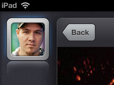 Profile picture app avatar back ios ipad profile shiny