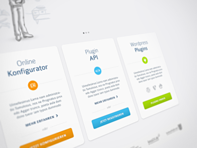 Scout24 Project - User Experience Design COBE München api box button configurator drupal illustration plugins register scribble typo3 ui ux web wordpress