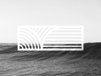 Dreaming of Waves today... logo surf wave