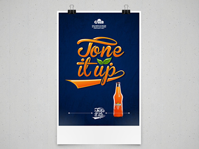 Orange Crush orange soda typography