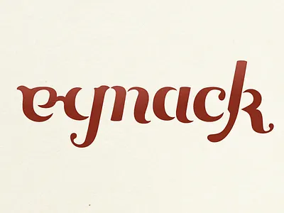 Eynack Site Logo (final) hand lettering illustration illustrator lettering logo typography