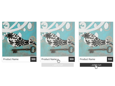 Products Revised add to cart button grid hover minimal products