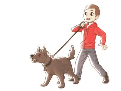 Teen woof! (animated) animals animation fanart illustration puppy teen wolf