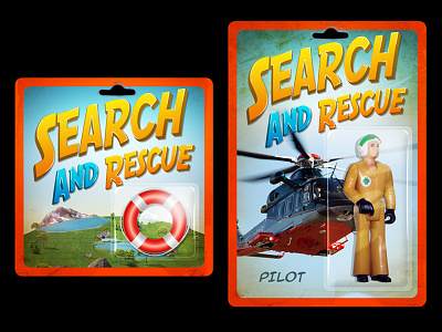 Search and Rescue 2 art direction identity photoshop