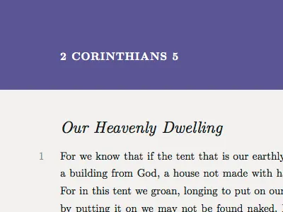 Typesetting the Bible bible print text typography