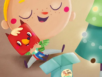 Christmas app christmas digital game illustration ipad