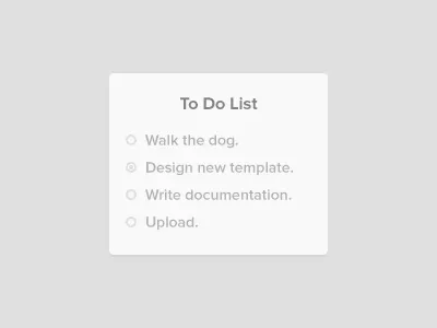 To Do List [Code]