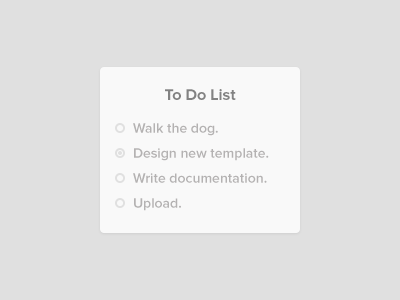 To Do List [Code]