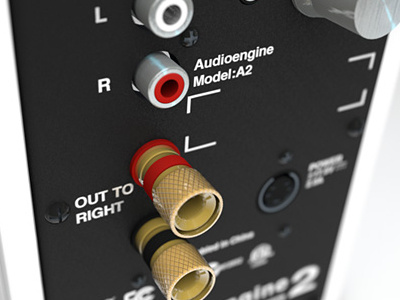 audioengine2 speaker (rear)