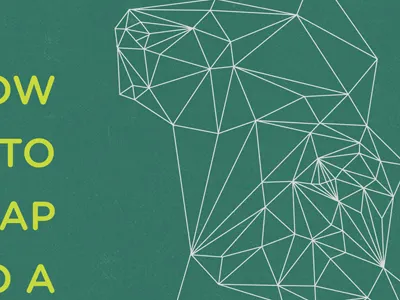 Tap Into Man's Pain geometric lines type