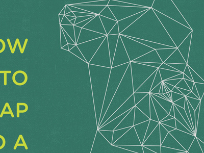 Tap Into Man's Pain geometric lines type