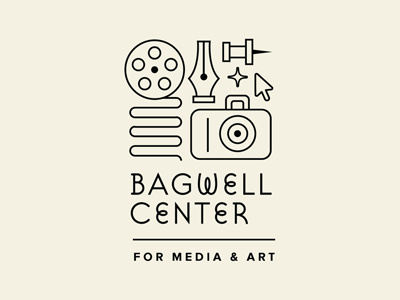 Bagwell Center - v1 arts logo media minimal