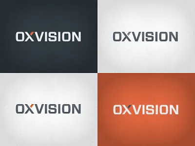 Oxvision Logo Concept 3 concept logo logo design minimal ox slab slab serif wordmark