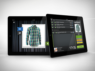 LightSpeed for iPad ios ipad retail ui user interface