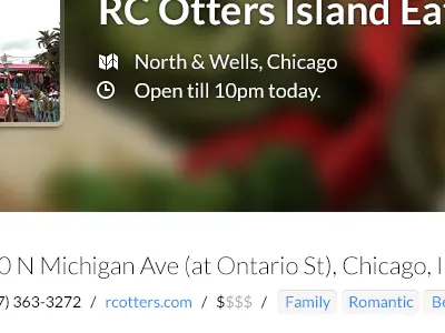 Business Page business profile web