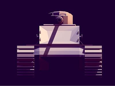 Tank [Front] battle c4d cinema 4d concept detail elev elevation gears low poly lowpoly motor pulleys side tank tank tread tracks vehicle war war vehicle