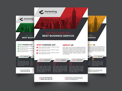 Corporate Business Flyer branding design flyer flyer design graphic design leaflet