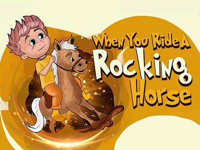 Rocking Horse illustration typography