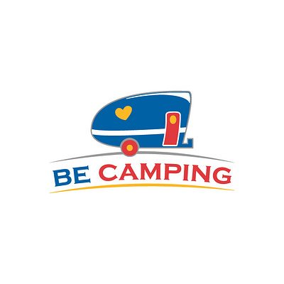 Be Camping Logo branding logo