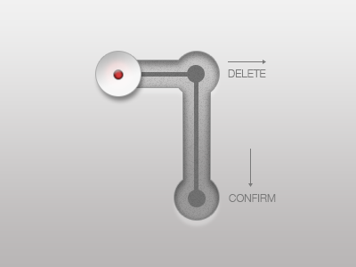 Delete & Confirm confirm delete iphone ui