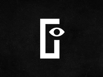 Gi V2 black and white branding eye g identity logo mark monogram