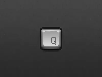 Q icon key panel ui