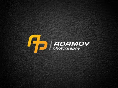 Adamov photography branding logo typography