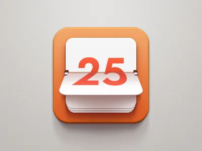 Countdown Icon apple calendar celegorm china clean clock countdown date flip icon ios ipad iphone light number orange time watch