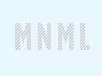 MNML diagonal html5 responsive rwd stripes