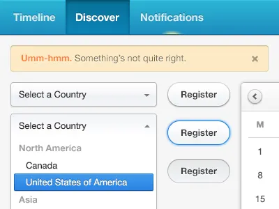 Clean Interface Kit arrow blue button calendar clean click creativemarket dropdown everything highlight menu navigation select sub subtle ui