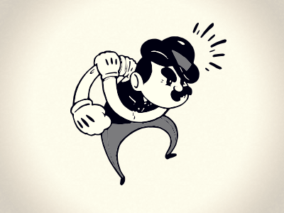 Old-Timey illustration logo old