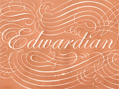 ITC Edwardian Script graphite john lettering passafiume script