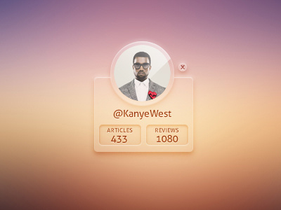 Clean User Stats bright clean stats ui ux