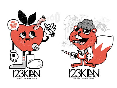 Ghetto People 123klan apple ghetto illo maple squirrel