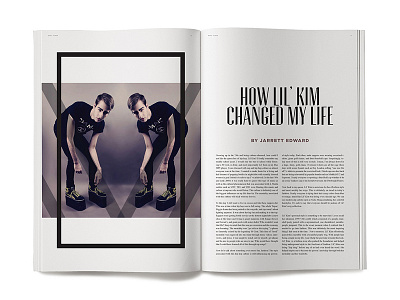 Hard Times design graphic layout print typography zine