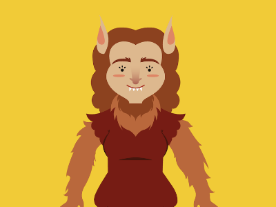 Day Six: Wolf Girl creature furry halloween werewolf wolfgirl wolfman