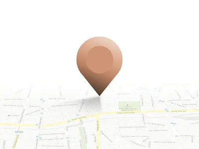 Pin design gradient illustrator map mapping photoshop pin practice training ui