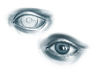 eye (practice) eye krol krolone prictice russia scetch