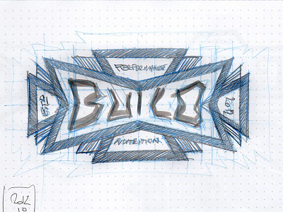 Built Performance Nutrition - Branding - Sketches 13 branding built performance nutrition sketches