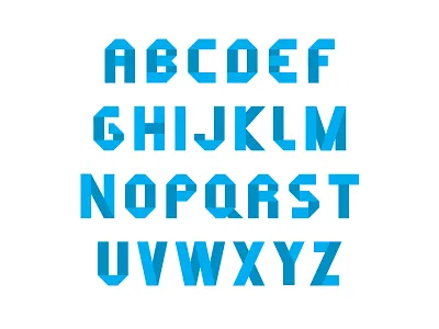 Folding Type typography