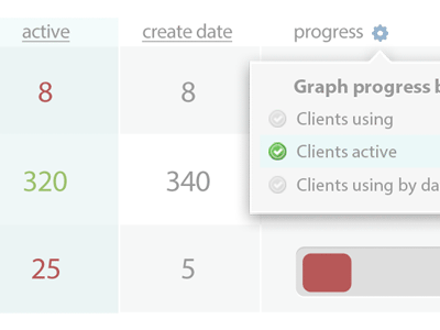 Tiny Settings Menu grid icon interaction menu popup settings table ui ux web design