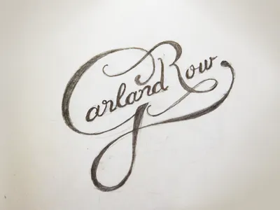GR Sketch hand drawn lettering logo logotype sketch typography