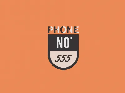 Cell Phone. 555 badge jail orange prison texture