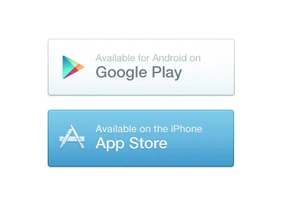 App Store Buttons android app button buttons iphone store