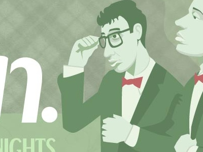 fun. website band css design dogs fun green html illustration logo music nights online red ruess some student web work