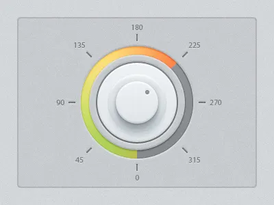 Knob bar control interface knob noise ui volume
