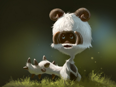 Li'l Creature character design illustration monster