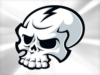 Vector Bones character illustration skull vector vonster